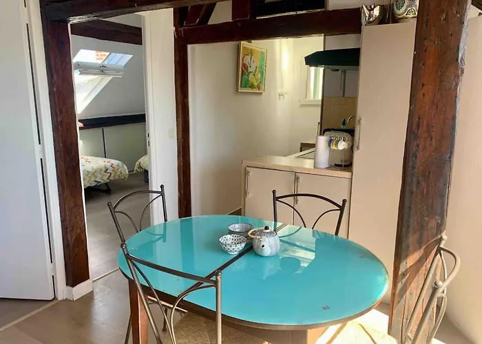 Le Fitzgerald -tres Joli 3 Pieces Art Deco Hypercentre Deauville